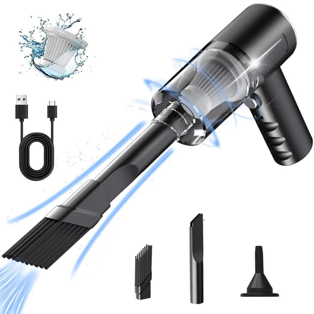 Car Vacuum Cleaner Portable Small Vacuum Cleaner For Multi Purpose Vehicles Small Household Pump Handheld Car Vacuum Cleaner