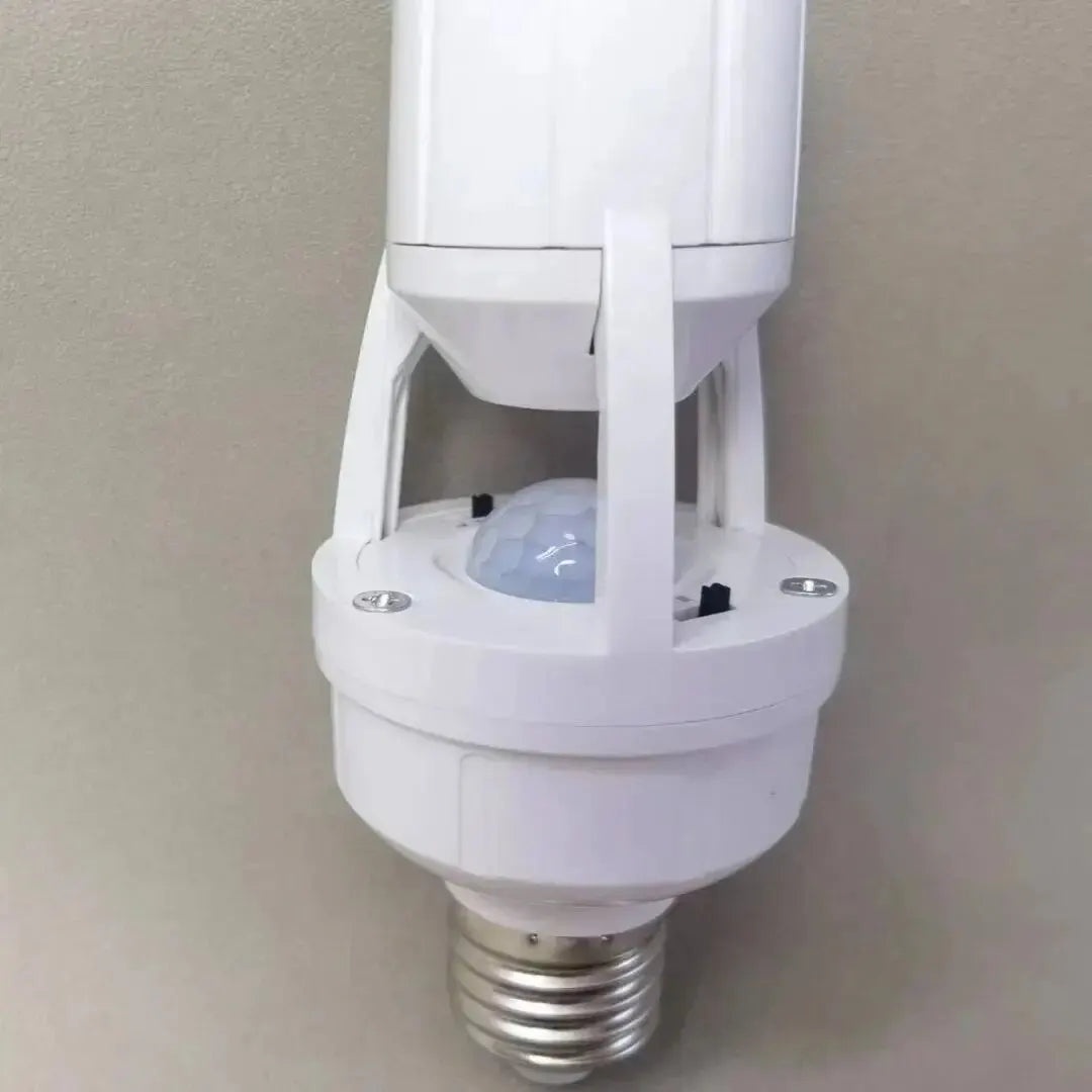 360 Degrees PIR Human Induction Motion Sensor LED Night Lamp Holder Corridor Base E27 Delay Time Adjustable Switch