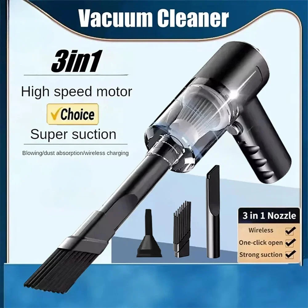 Car Vacuum Cleaner Portable Small Vacuum Cleaner For Multi Purpose Vehicles Small Household Pump Handheld Car Vacuum Cleaner